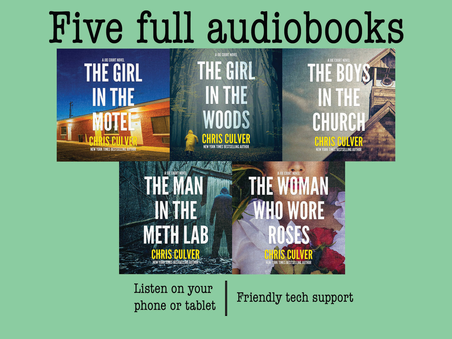 Joe Court Audiobook - Bundle #1
